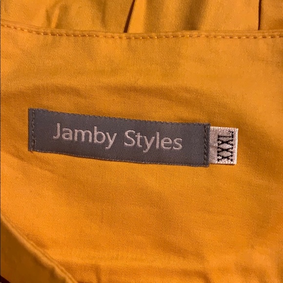 Jamby Mustard Yellow Skirt with bow. - Picture 3 of 3